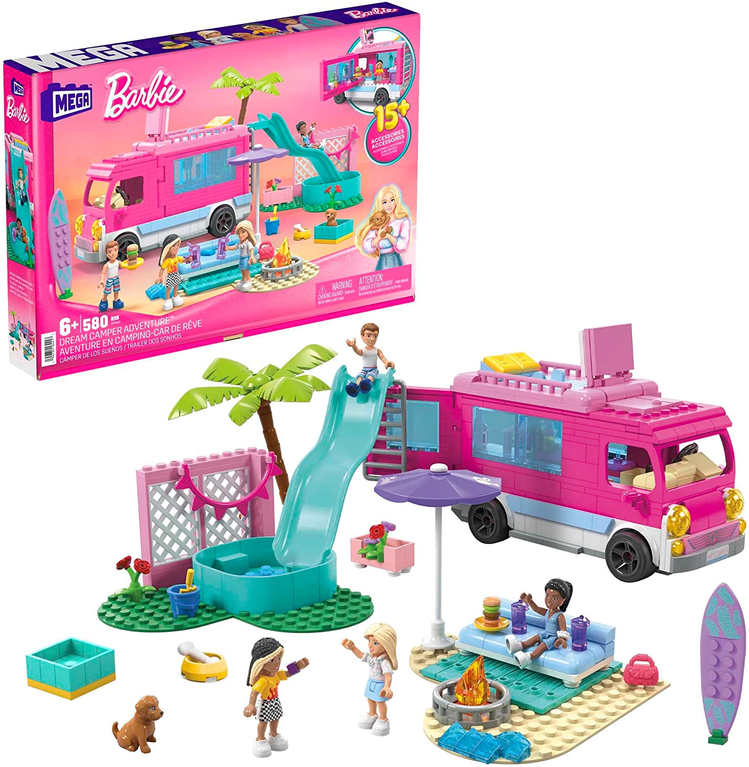 MEGA BARBIE CAMPER DE LOS SUEÑOS MALIBU (HPN80)