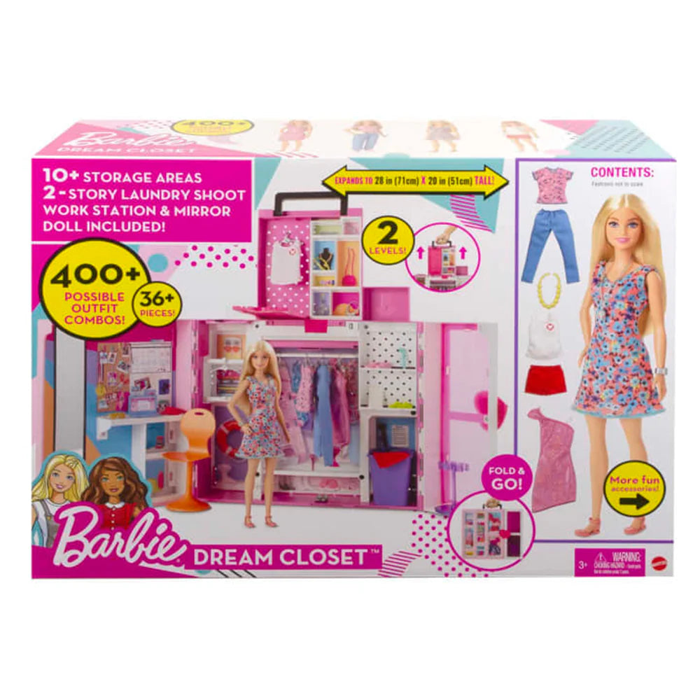 BARBIE DREAM CLOSET NUEVO CON MUÑECA HGX57