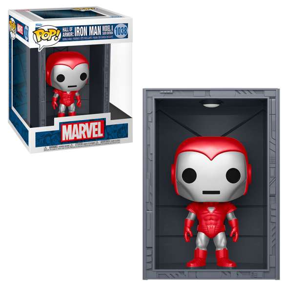 1038/HALL OF ARMOR IRON MAN SILVER 7"