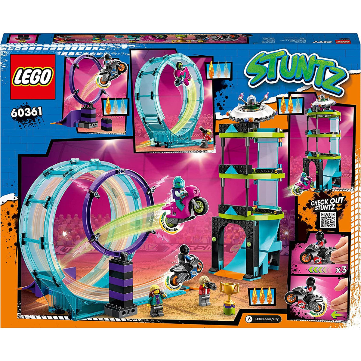 LEGO 60361 DESAFIO ACROBATICO:RIZO EXTREMO