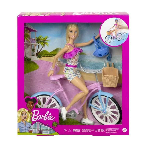 BARBIE PASEO EN  BICICLETA (HBY28)