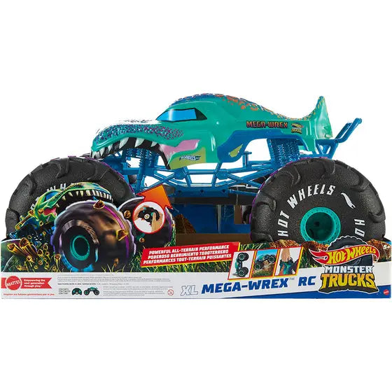 HOT WHEEL MONSTER TRUCKS MEGA-WREX RC (HPK28).