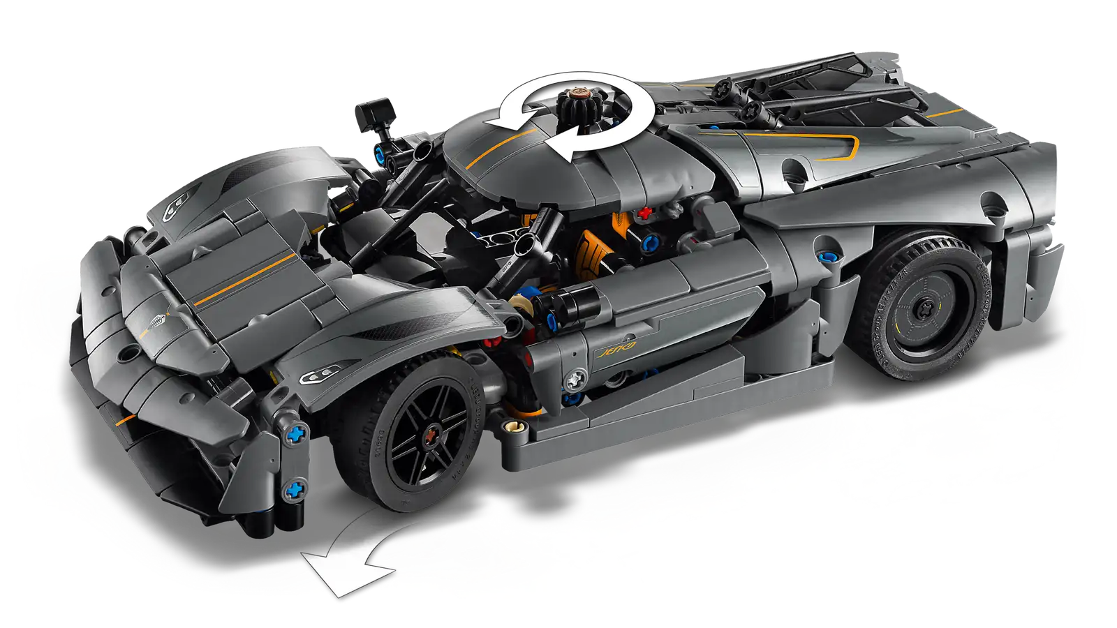 Hipercoche Koenigsegg Jesko Absolut Gris