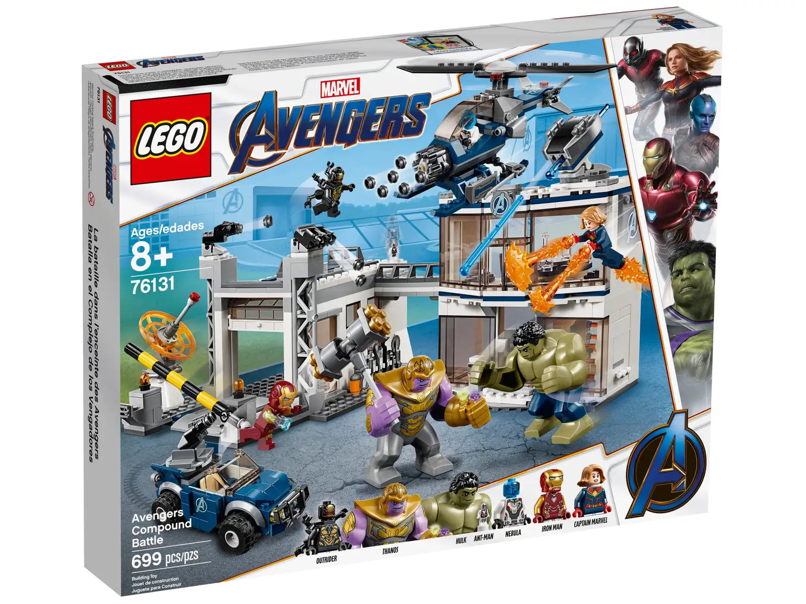 Lego Avengers Batalla En El Complejo 76131 - 699 Pz