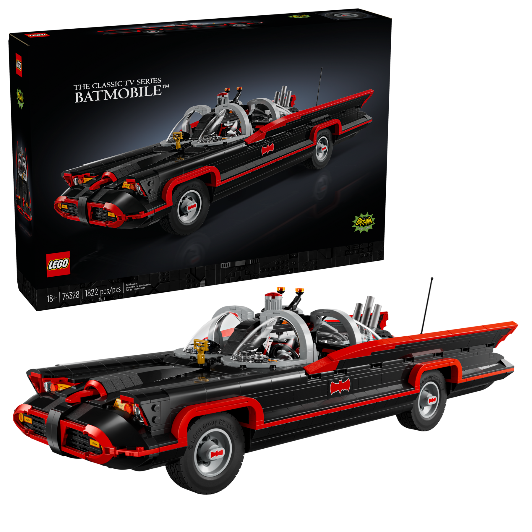 76328 LEGO 76328 BATMOVIL DE LA SERIE CLASSIC TV – Toys in the Box