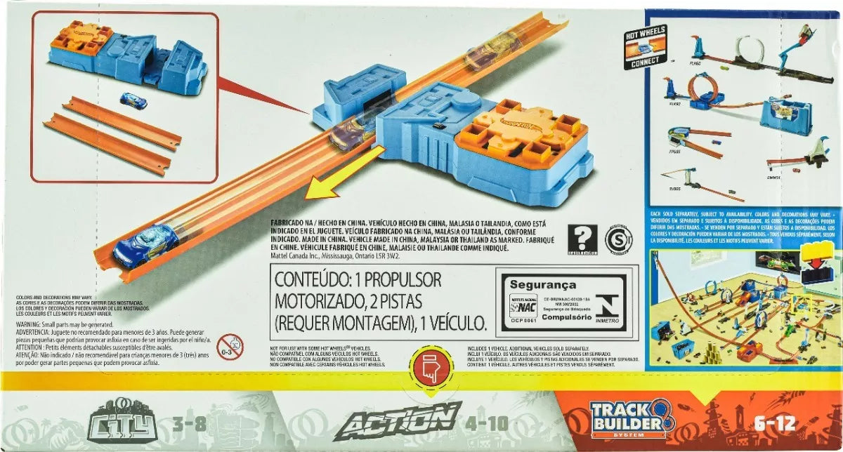 Hot Wheels Acelerador Conjunto Track Builder System Mattel