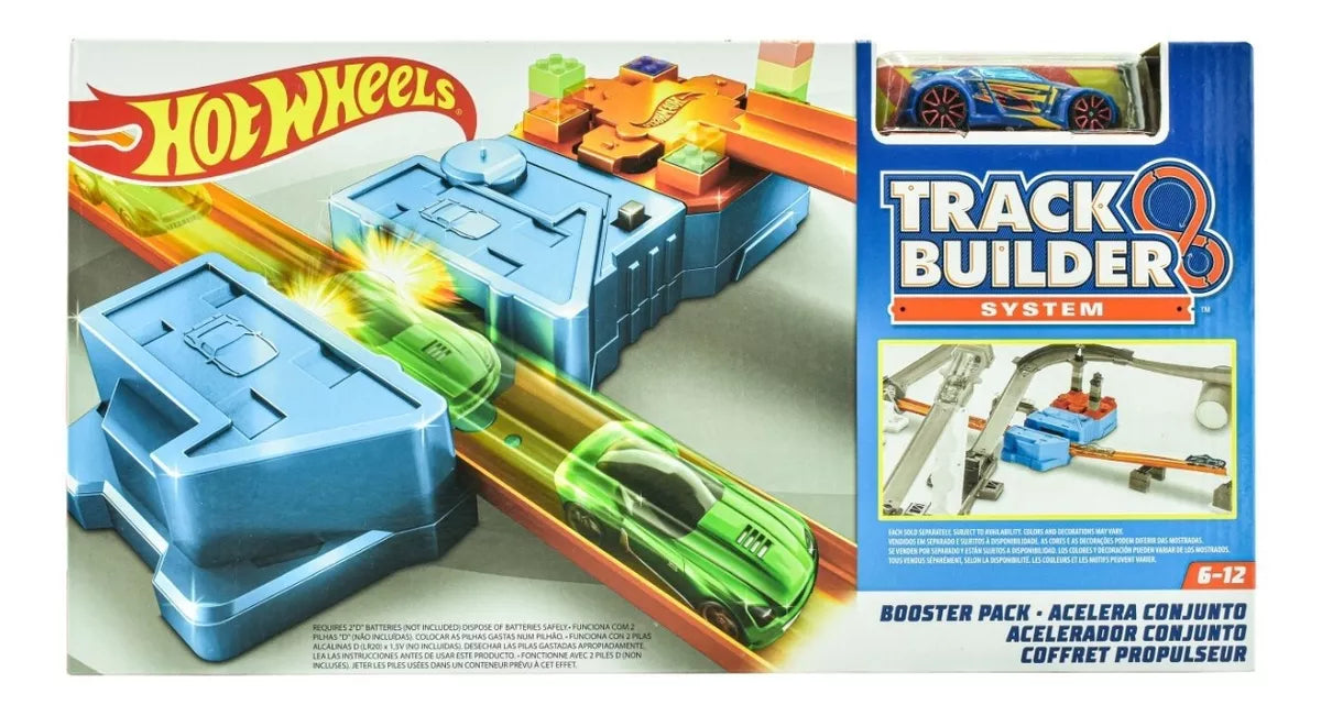 Hot Wheels Acelerador Conjunto Track Builder System Mattel