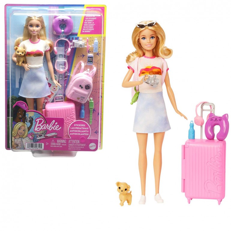 BARBIE MUÑECA VIAJERA (HJY18)
