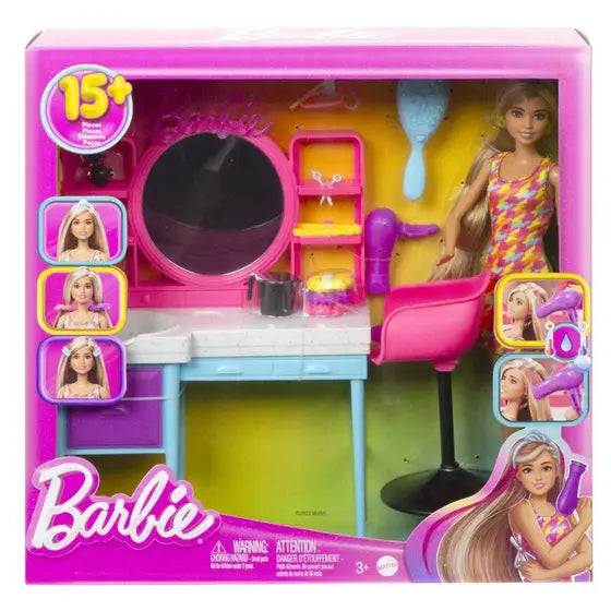 BARBIE MUÑECA DE SALON DE BELLEZA (HKV00)