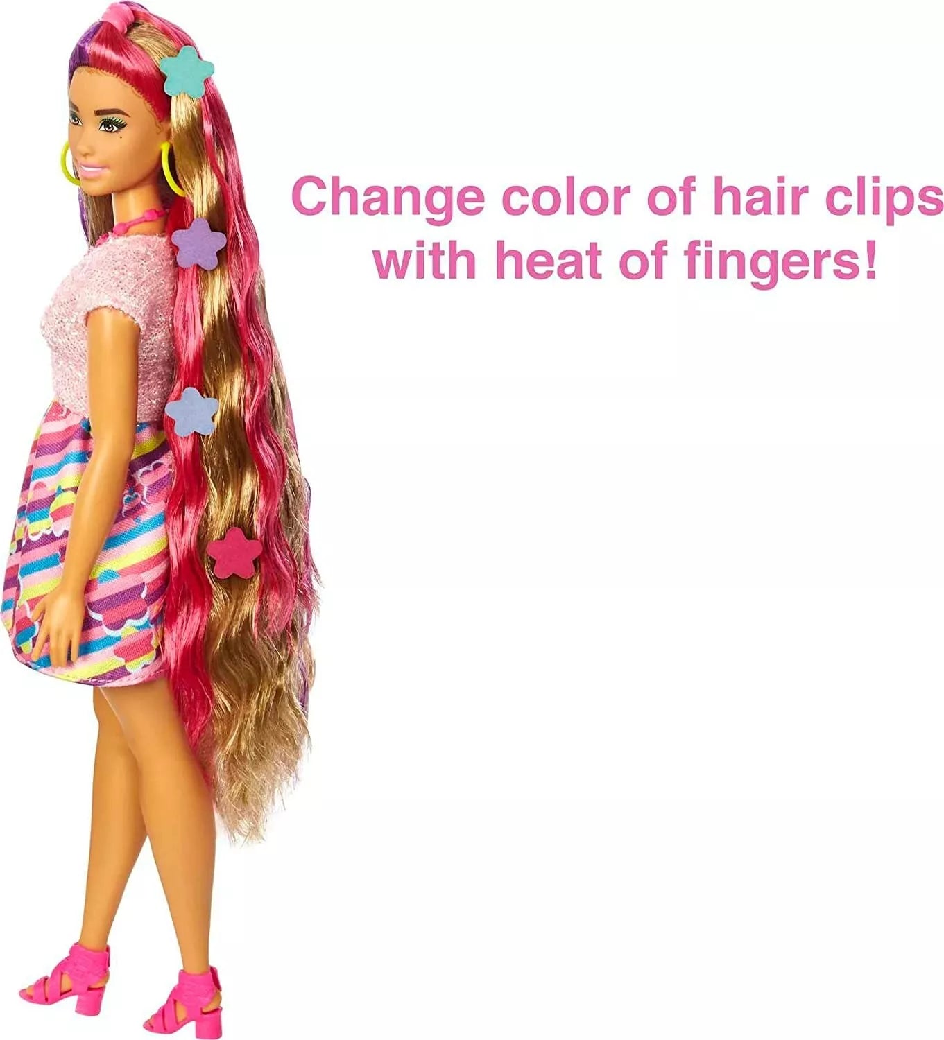 BARBIE TOTALLY HAIR COLORES Y FLORES