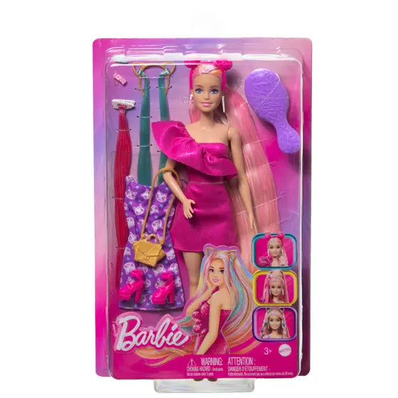 BARBIE ARCOIRIS VESTIDO DE COLORES (HKT95)