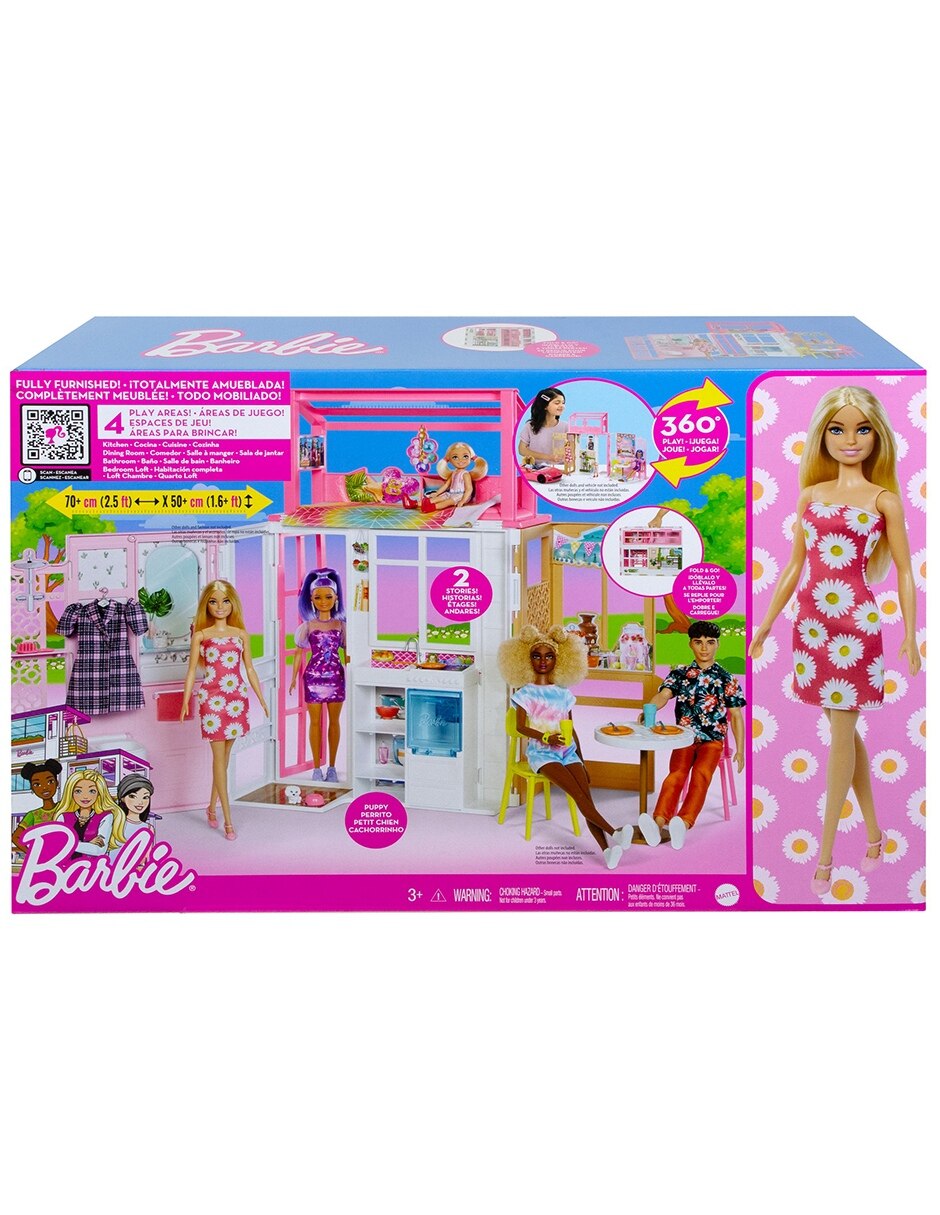BRB CASA GLAM CON MUÑECA (HCD48)