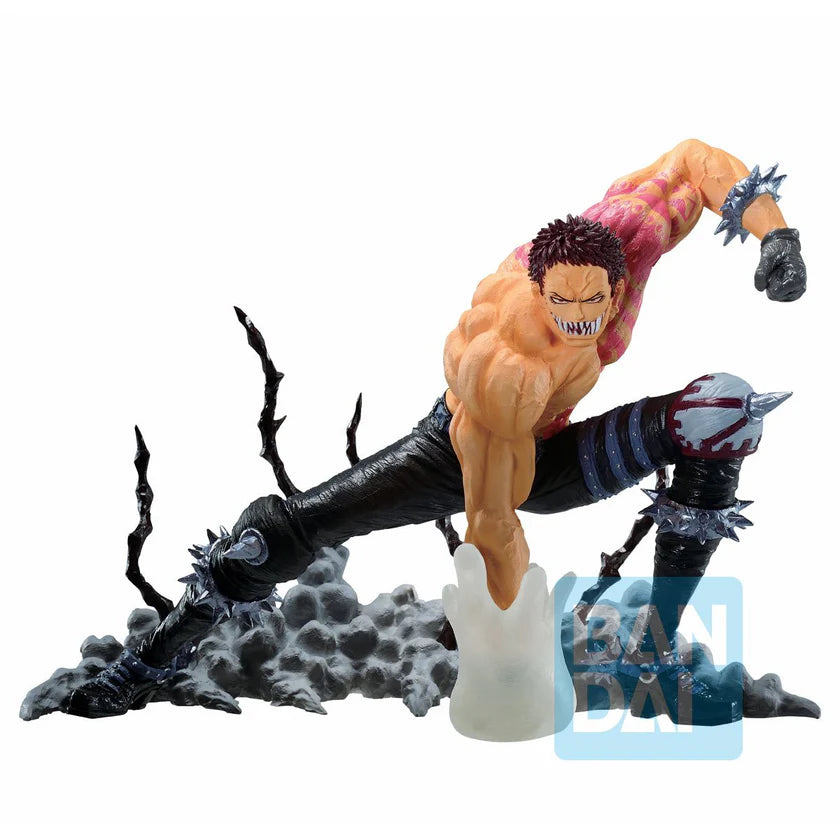 CHARLOTTE KATAKURI DUELO RECUERDOS ESTATUA DE ICHIBAN (ONE PIECE)