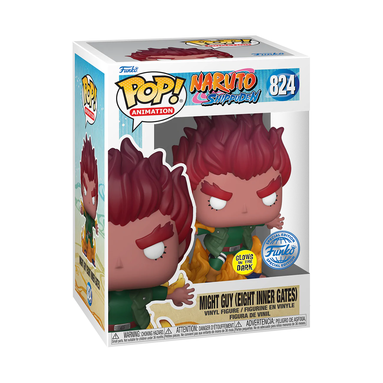 824/ MIGHT GUY OCHO PUERTAS INTERNAS GLOW EXCLUSIVO (NARUTO)