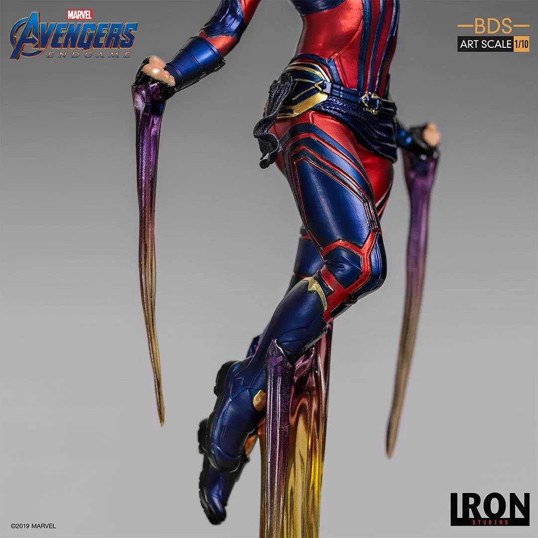 IRON STUDIOS CAPIATANA MARVEL  ESCALA 1/10...
