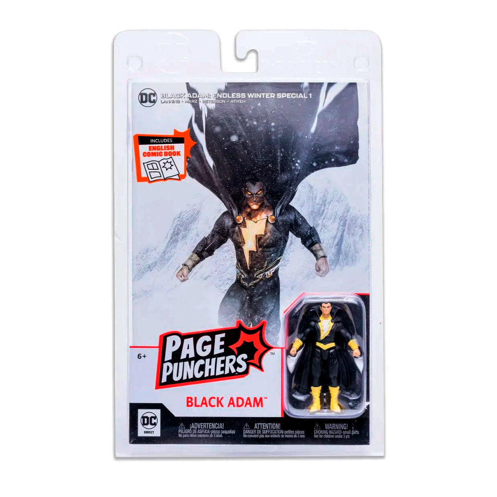 DC BLACK ADAM CON COMIC EXCLUSIVO MCFARLANE