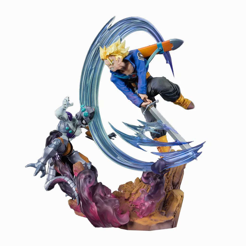 TRUNKS VS FREEZER ESTATUA (DRAGON BALL Z )