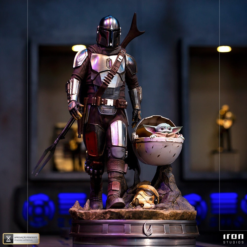 THE MANDALORIAN AND GROGU ESCALA 1/4.